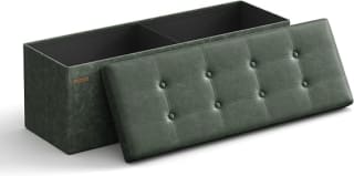 SONGMICS Puff almacenaje 110 x 38 x 38 cm por 29,99€ en Amazon