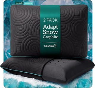 Dreamlab Almohada Snow Graphite 2 Pack (64x40x10cm) por $714 en Amazon