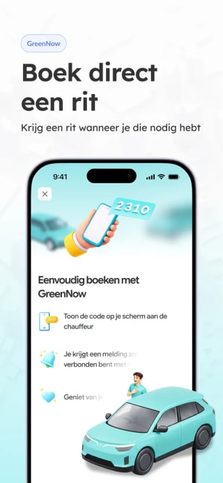 50% korting op de eerste 10 ritten met Green SM bij Apple
