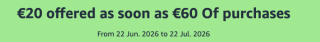 €20 cadeau bij een besteding van €60 op geselecteerde Lego bij Amazon Frankrijk