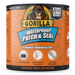 Gorilla Waterproof Patch & Seal Tape Black 3m for £12.17