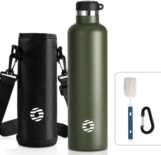 FEIJIAN 1L stainless steel water bottle for £20.49 at Amazon