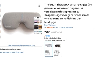 Smart Goggles Elektrisch gezichtsmassage apparaat voor €50 bij Amazon