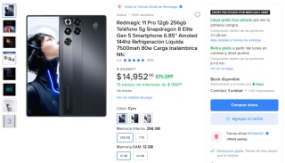 Redmagic 11 Pro 256GB por $13,753 | Mercado Libre (Banamex)