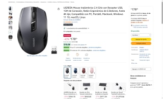 Mouse UGREEN 2.4GHz por $178 | Oferta Amazon