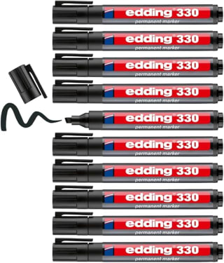 Edding 330 marqueur permanent (lot de 10) pour 5,71€ chez Amazon