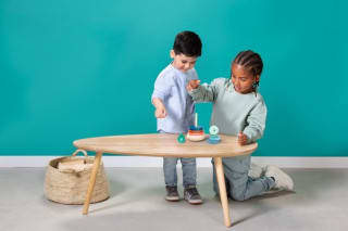 BS Toys Stapelringen (houten stapelspel) voor €6,49 bij Bol