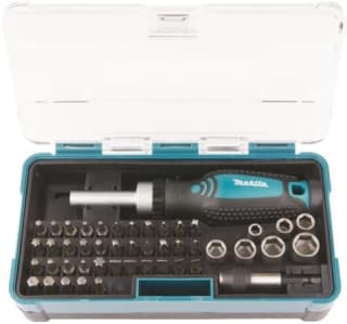 Makita B-36170 ratel- en bitset 47-delig voor €19,60 bij Amazon