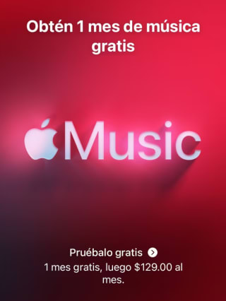 Hasta 3 Meses Gratis de Apple Music
