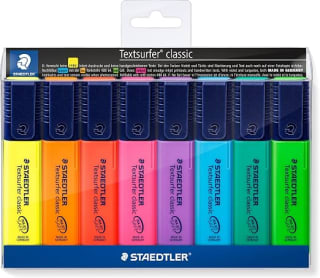 STAEDTLER 364WP8 Marcadores fluorescentes 8 unidades por 6,95€