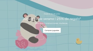 25% regalo en juguetes para tus próximas compras El Corte Ingles