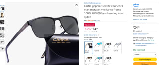 CARFIA Polarized Zonnebril Heren voor €24,35