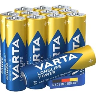VARTA Longlife Power AA, pack de 12 (8+4) por 3,71€ en Amazon