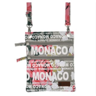 Bolsa bandolera rosa estampado MONACO Flower por 1.9€
