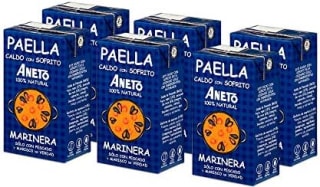 Pack 6 x 1L de Aneto 100% Natural - Caldo para Paella de Pescado y Marisco a 14.01€