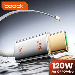 Toocki 120W Cable USB Tipo C 2m por $161 en AliExpress