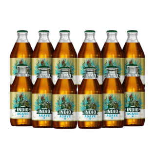 Indio Cerveza Agave Caguamita 24 botellas de 300 ml por $272 en Amazon