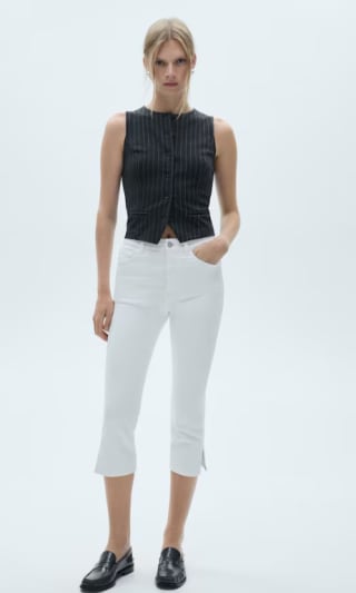 Jeans capri abertura lateral por 2.99€