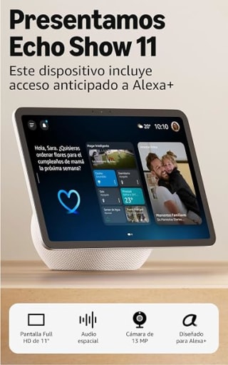Amazon Echo Show 11 (modelo más reciente) por $3,099 en Amazon