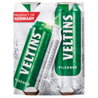 Veltins German Pilsener Beer 4 x 500ml (4.8% ABV) – £6