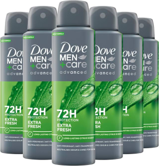 Dove Men+Care Advanced Extra Fresh anti-transpirant deodorant- 6 x 150 ml voor €10,76