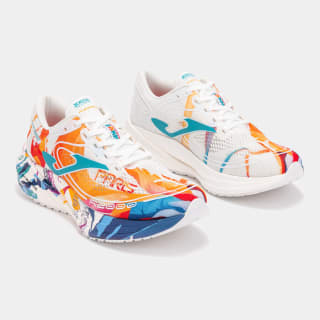 Zapatillas running R.2000 26 20km De París unisex blanco naranja por 64,80€ en Joma