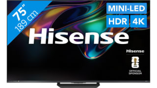 Hisense RGB Mini-led 75" UR8S (2026) voor €1.999 bij Coolblue