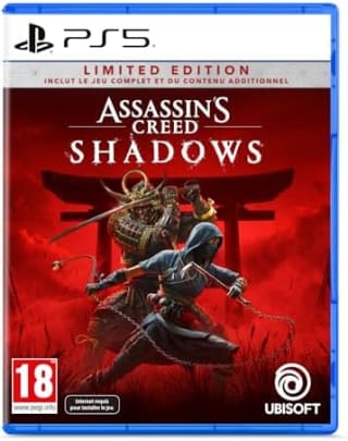 Assassin's Creed Shadows Limited Edition PS5 pour 24,99€