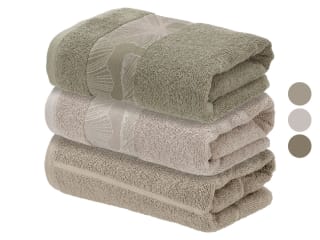 LIVARNO handdoeken (2 stuks, 50 x 100 cm) voor €3,99 bij Lidl