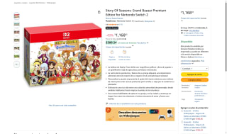 Story Of Seasons: Grand Bazaar Premium para Switch 2 por $1,168 | Amazon