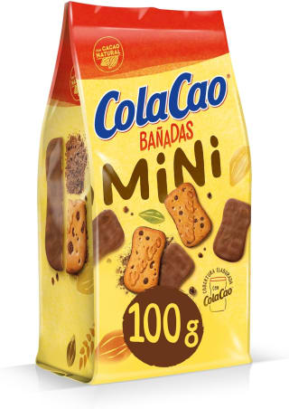 4 bolsas ColaCao Minigalleta 100 g por 4.77€ en Amazon