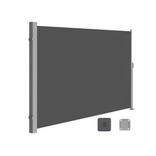 SONGMICS aluminium zijluifel, uitschuifbaar, 160 x 300 cm voor €64,99 dmv code