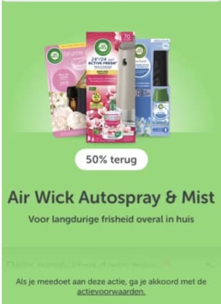 Gratis Air Wick Essential Luchtverfrisser Starterkit via Tikkie en Kruidvat