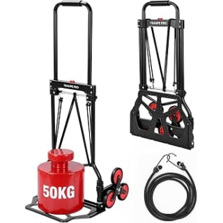 YEAUPE PRO Carretilla Plegable para Subir Escaleras (50 kg) por 29,99€ en Amazon