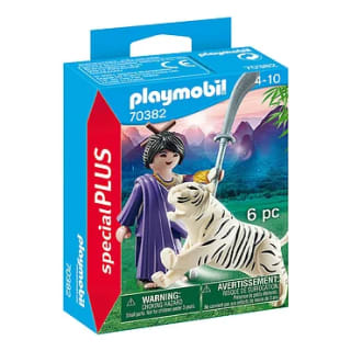 Playmobil Specials Aziatische Vechter met Tijger - 70382 voor €2,99 bij Lobbes