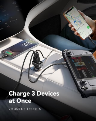 INIU Car Charger, 90W (Dual USB-C 45W) for £5.99 at Amazon