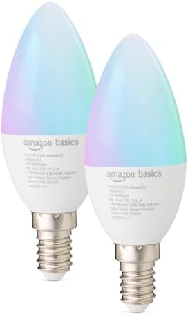 Amazon Basics Bombilla inteligente E14 (pack de 2) por 12,82€ en Amazon