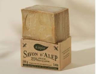 Savon d'Alep Authentique 25% Laurier à 8,40€