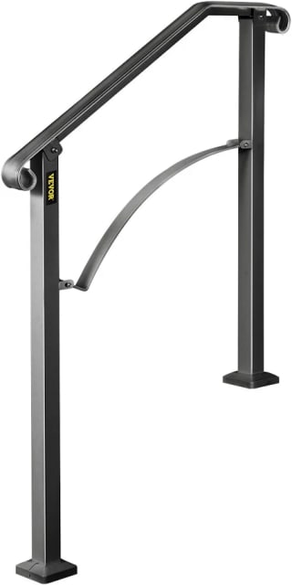 Pasamanos Negro Barandilla Escalera Interior/Exterior por 65,45€