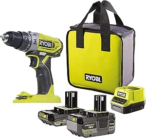Perceuse à percussion RYOBI ONE+ 18V avec batteries à 127,99€