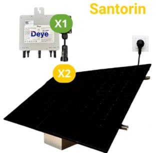 Kit solaire plug and play 1030W 2 panneaux MAYSUN 515W à 299€