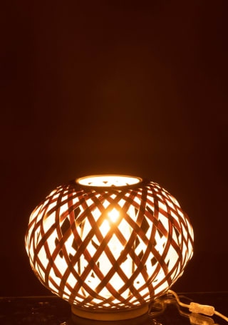 J-Line Table Lamp Bamboo voor €39,95 bij Bol