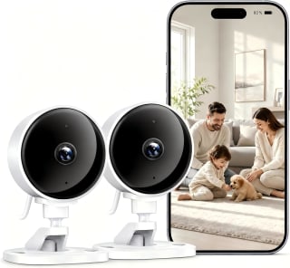 WOLFANG Pack 2 Camara Vigilancia WiFi Interior 1080P por 19.94€