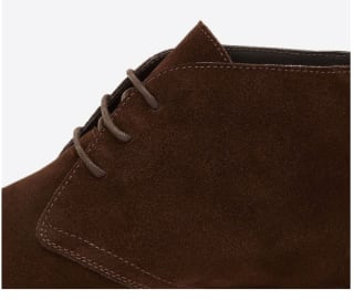 Bottines en cuir velours Devred à 48€