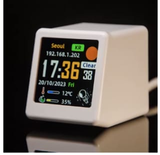 Smart Klok/Weerstation voor €7,69 bij Aliexpress