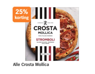 Alle Crosta Mollica 25% korting bij de AH