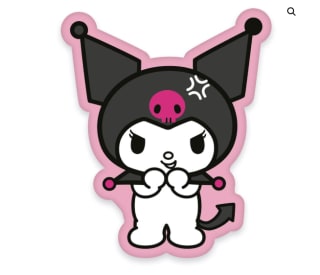 Sanrio Almohada Kuromi Smiling 36 cm por 10,95€