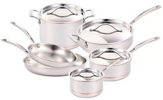 Batería de Cocina 10 piezas Kirkland por $3,899 | Oferta Costco