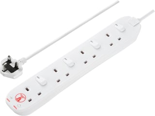 Masterplug Four Socket Extension Lead for £6.65 at Amazon