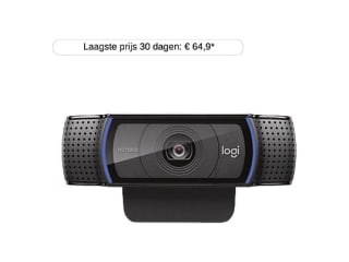 Logitech C920 HD Pro Webcam voor €47 bij de Mediamarkt